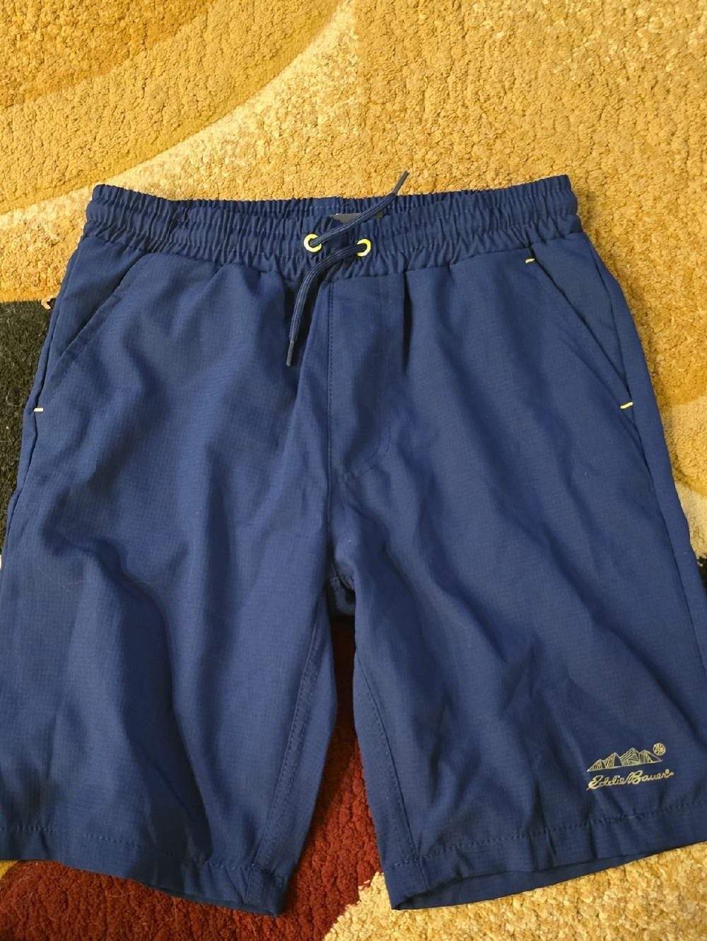 Eddie Bauer Navy Blue Boy's Drawstring Active/Swimming Shorts